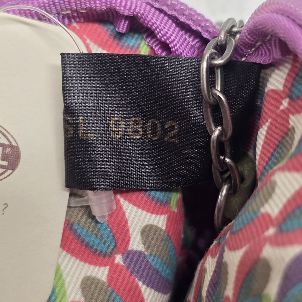 Fossil Weekender Multicolor Striped Printed Zip Pouch Wallet NWT - Picture 12 of 16